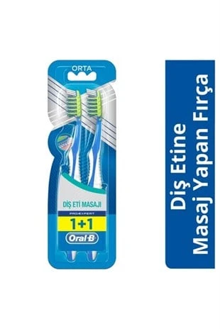 Oral-B Diş Fırçası Pro Expert Massager Medium 2'li ürün görseli
