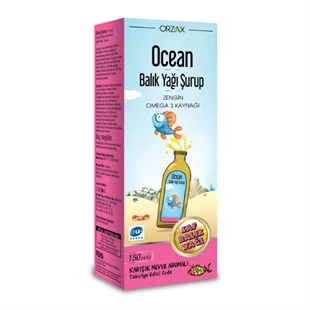 Ocean Tutti Frutti Karışık Meyve Aromalı Balık Yağı Şurup 150 ml ürün görseli