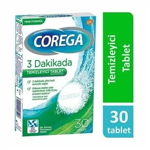 Corega 3 Dakikada Temizleyici 30 Tablet ürün görseli