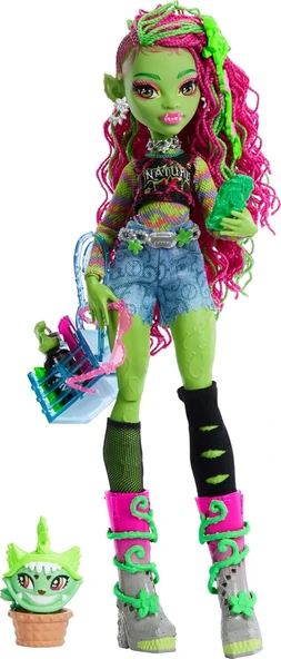 Monster High Acayip Havalı Arkadaşlar Venus Mcflytrap HRP81 ürün görseli
