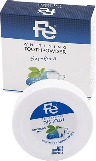 Fe Beyazlatıcı Diş Tozu Smokers Naneli 50 gr ürün görseli