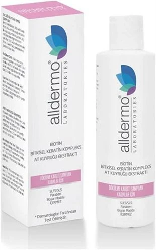 Alldermo Biotin At Kuyruğu Ekstraktlı Dökülme Karşıtı Şampuan 200 ml - Kadınlar İçin ürün görseli