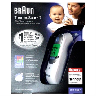 Braun ThermaScan 7 IRT 6520 Kulaktan Ölçer Dijital Termometre ürün görseli