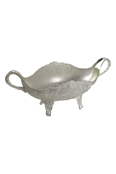 DESENLİ AYAKLI GONDOL GÜMÜŞ - 1