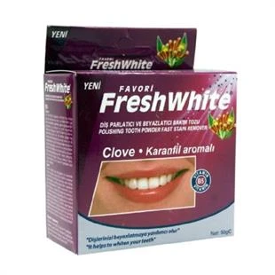 Fresh White Diş Tozu Karanfil Aromalı 50 gr ürün görseli