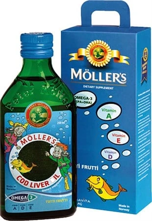 Möller's Omega-3 Balık Yağı Şurubu Tutti Frutti 250 ml ürün görseli
