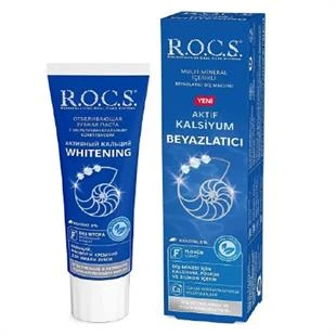 Rocs Aktif Kalsiyum Beyazlatıcı Diş Macunu 75 ml ürün görseli