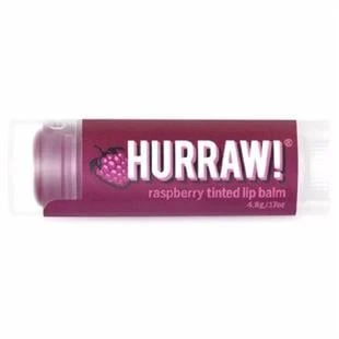 Hurraw Tinted Lip Balm Raspberry Ahududu ürün görseli