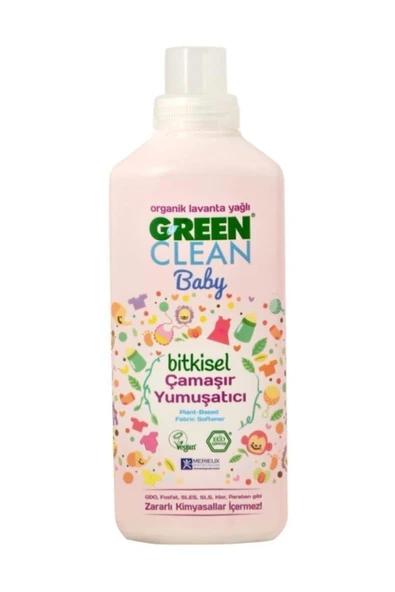 U Green Clean Baby Bitkisel Çamaşır Yumuşatıcı 1000 ml - 1