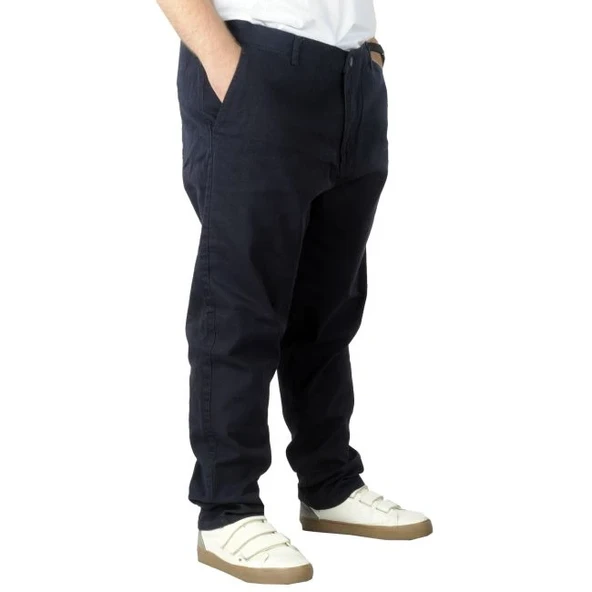 Büyük Beden Erkek Gabardin Pantolon Doğa 22850 Lacivert - 2
