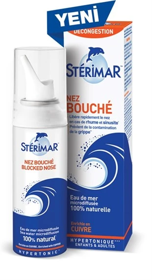 Sterimar Burun Spreyi Blocked Nose Hipertonik 100 ml ürün görseli
