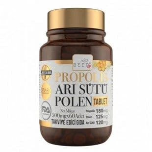 Bee'o Up Propolis Arı Sütü Polen Yetişkin 60 Tablet ürün görseli 1