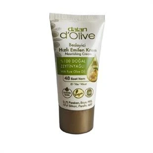 Dalan Dolive Krem Mini Zeytinyağlı Hızlı Emilen Tüp 20 ml ürün görseli