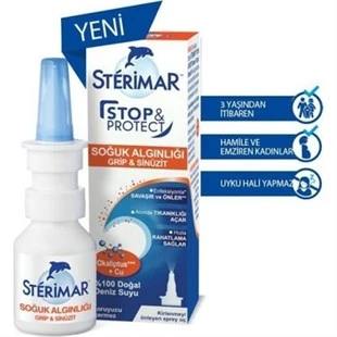 Sterimar Burun Spreyi Stop & Protect Soğuk Algınlığı 20 ml ürün görseli