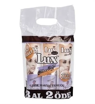 Lux Makyaj Pamuğu 70'li - 3 Al 2 Öde ürün görseli
