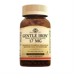 Solgar Gentle Iron 17 mg 90 Kapsül ürün görseli