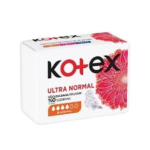 Kotex Ultra Tekli Normal Ped 8'li ürün görseli 1