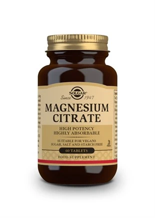Solgar Magnesium Citrate 200 Mg 60 Tablet ürün görseli
