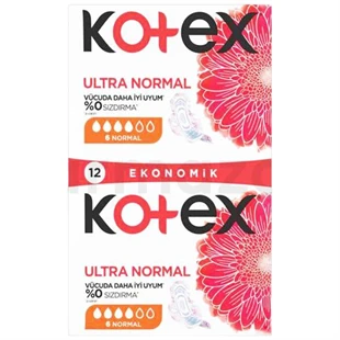 Kotex Ultra Normal Hijyenik Ped 12'li ürün görseli