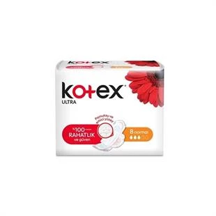 Kotex Ultra Kanatlı Normal 8'li ürün görseli 1