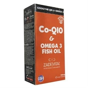 Zade Vital Co-Q10 & Omega 3 30 Kapsül ürün görseli