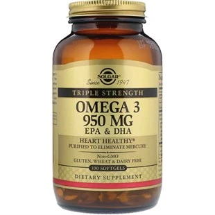 Solgar Omega-3 950 mg 100 Kapsül ürün görseli
