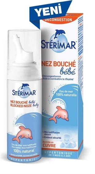Sterimar Baby Burun Spreyi Blocked Nose Hipertonik Sprey 50 ml ürün görseli