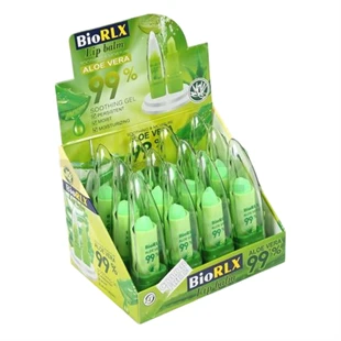 BioRLX %99 Aloe Vera Lip Balm - 12'li Stand ürün görseli