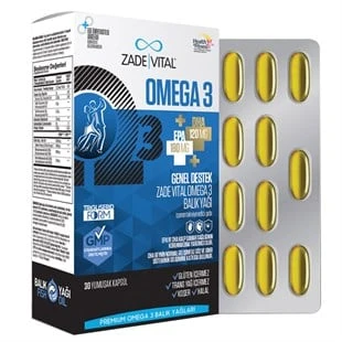 Zade Vital Omega 3 Balık Yağı Premium 45 Kapsül ürün görseli