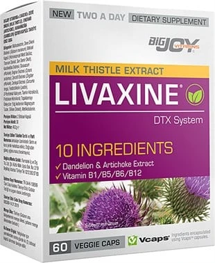 Suda Vitamin Livaxine 60 Kapsül ürün görseli