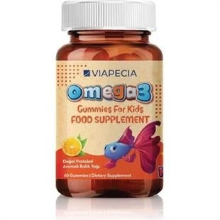 Viapecia Çocuklar İçin Portakal Aromalı Omega 3 Jelibonlar 60'lı ürün görseli