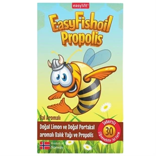 Easyfishoil Propolisli Omega 3 Jel Tablet 30'lu ürün görseli