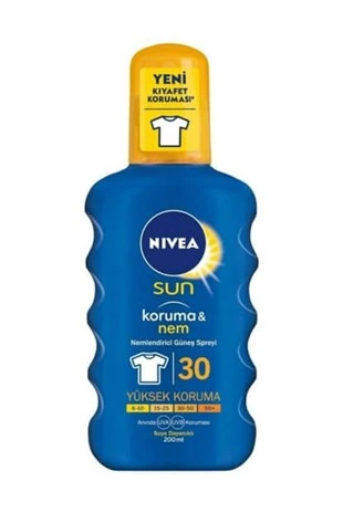 Nivea Sun Güneş Spreyi Koruma & Nem SPF30 200 ml ürün görseli 1