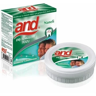 And Diş Parlatma Tozu Naneli 40 gr ürün görseli