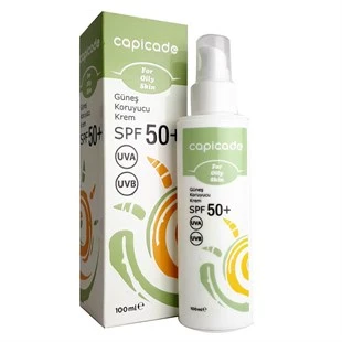 Capicade Güneş Koruyucu Krem Yağlı Ciltler İçin SPF50+ 100 ml - Eski Ambalaj ürün görseli