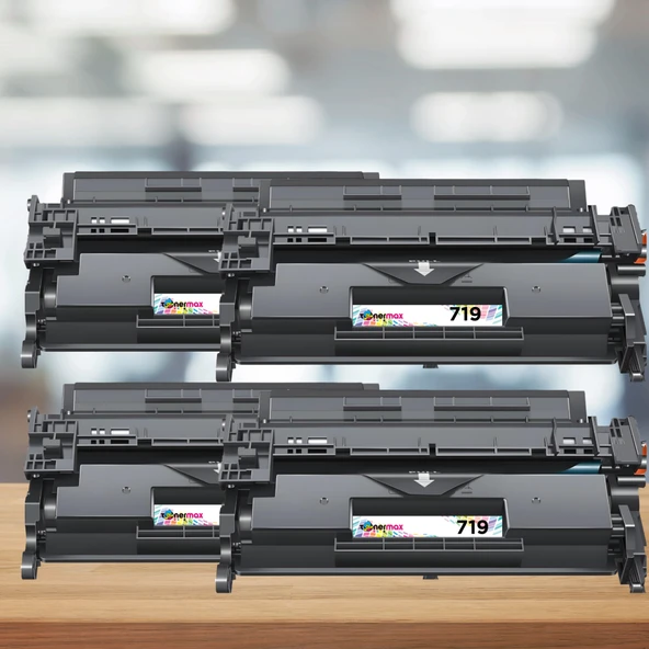 Canon CRG-719 4'lü Avantaj paket LBP-6300 / LBP-6310 / LBP-6650 / LBP-6670 / MF-5840 / MF-5880 / MF-5940 / MF-5980 Muadil Toner