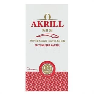 Akrill Krill Oil 30 Kapsül ürün görseli
