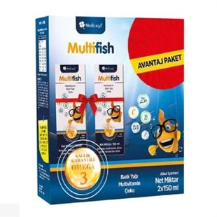 Medicago Multifish Şurup 150 ml - 2'li Avantaj Paket - 1