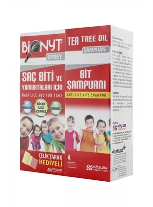 Bionyt Bit Spreyi 100 ml + Bionyt Tea Tree Oil Şampuan 150 ml - Kofre ürün görseli