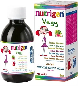 Nutrigen Vegy Şurup 200 ml ürün görseli