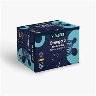 Vitabest Omega 3 Astaksantin 50 Yumuşak Kapsül ürün görseli