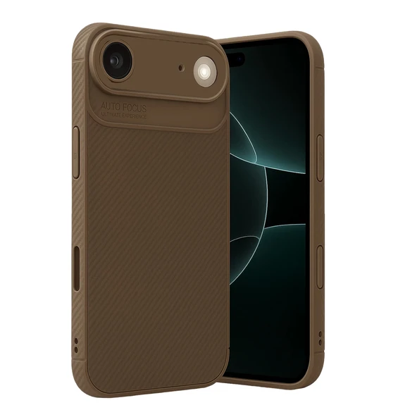 iPhone 17 Air Kılıf Focus Carbon Silikon Kapak - 5