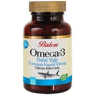 Balen Omega 3 Balık Yağı 650 mg 100 Yumuşak Kapsül ürün görseli