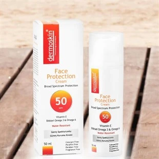 Dermoskin Face Protection Vitamin-E Güneş Koruyucu Krem SPF50 50 ml ürün görseli