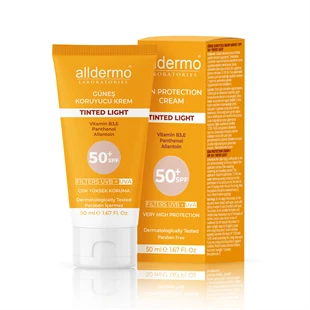 Alldermo SPF50 Tinted Light Krem 50 ml ürün görseli 1