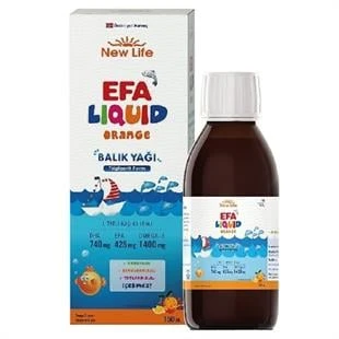 New Life EFA Liquid Orange 150 ml ürün görseli