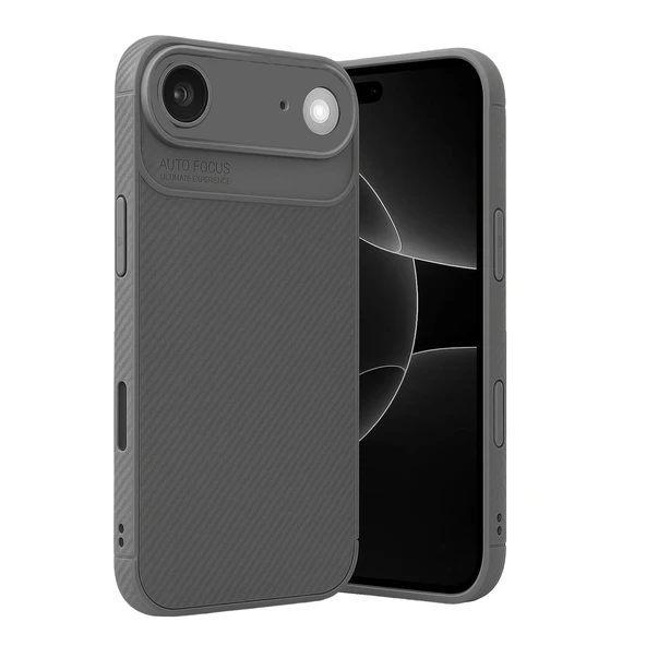 iPhone 17 Air Kılıf Focus Carbon Silikon Kapak - 2