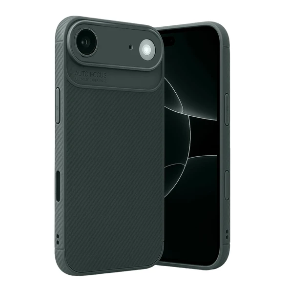 iPhone 17 Air Kılıf Focus Carbon Silikon Kapak - 8