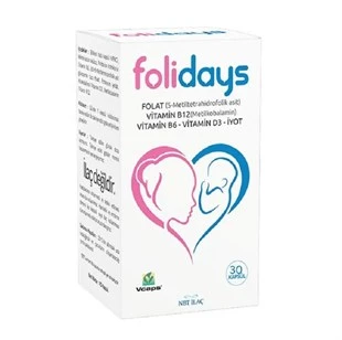 Folidays 30 Kapsül ürün görseli