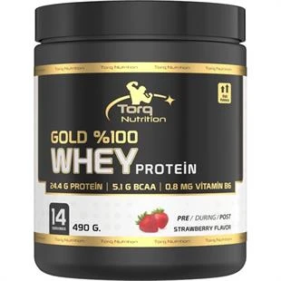 Torq Nutrition Gold Whey Protein Çilek Aromalı 490 gr ürün görseli
